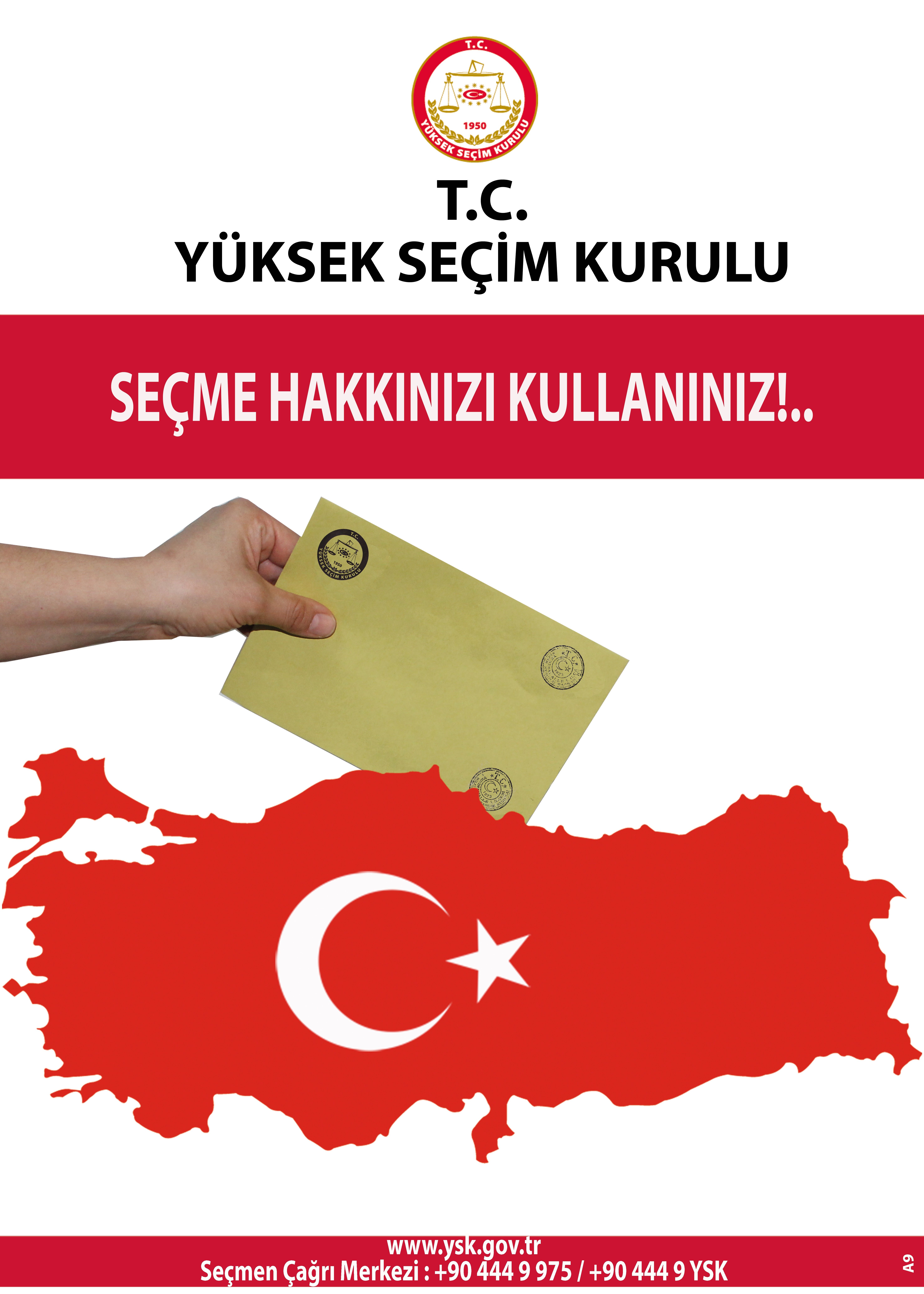 Cumhurbaşkanı ve 27. Dönem Milletvekili Genel Seçimi afişleri
