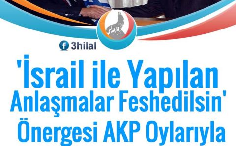 CHP'NİN 'İSRAİL İLE İLİŞKİLERİ KES' ÖNERİSİNE AKP'DEN RET. AKP 