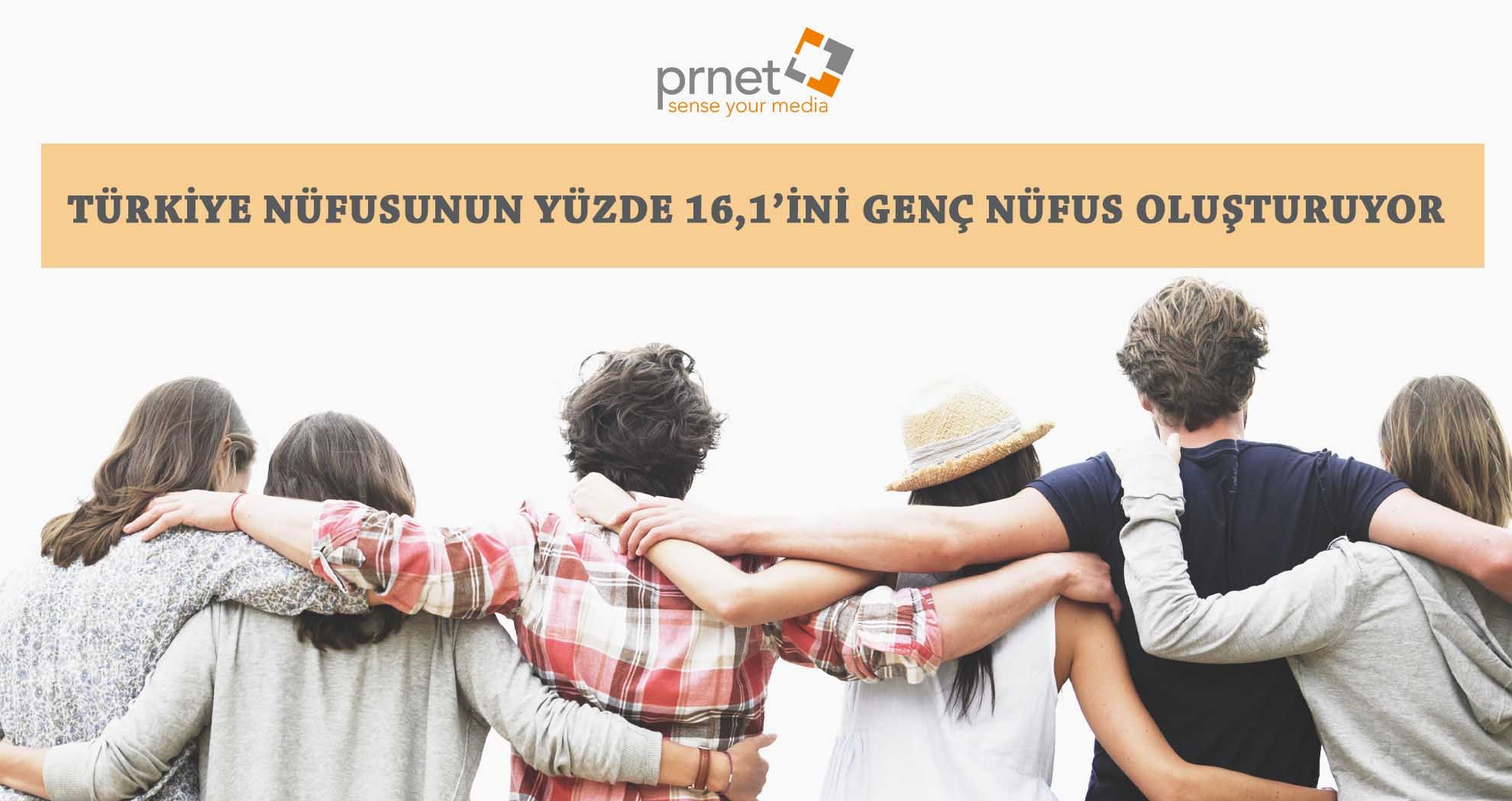Türkiye Nüfusunun Yüzde 16,1â€™ini Genç Nüfus Oluşturuyor