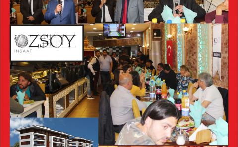 'ÖZSOY İNŞAAT BRÜKSEL'DE İFTARLI TANITIM DÜZENLEDİ