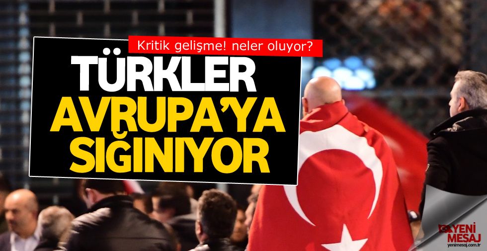 Avrupa'ya sığınan Türklerin sayısı arttı