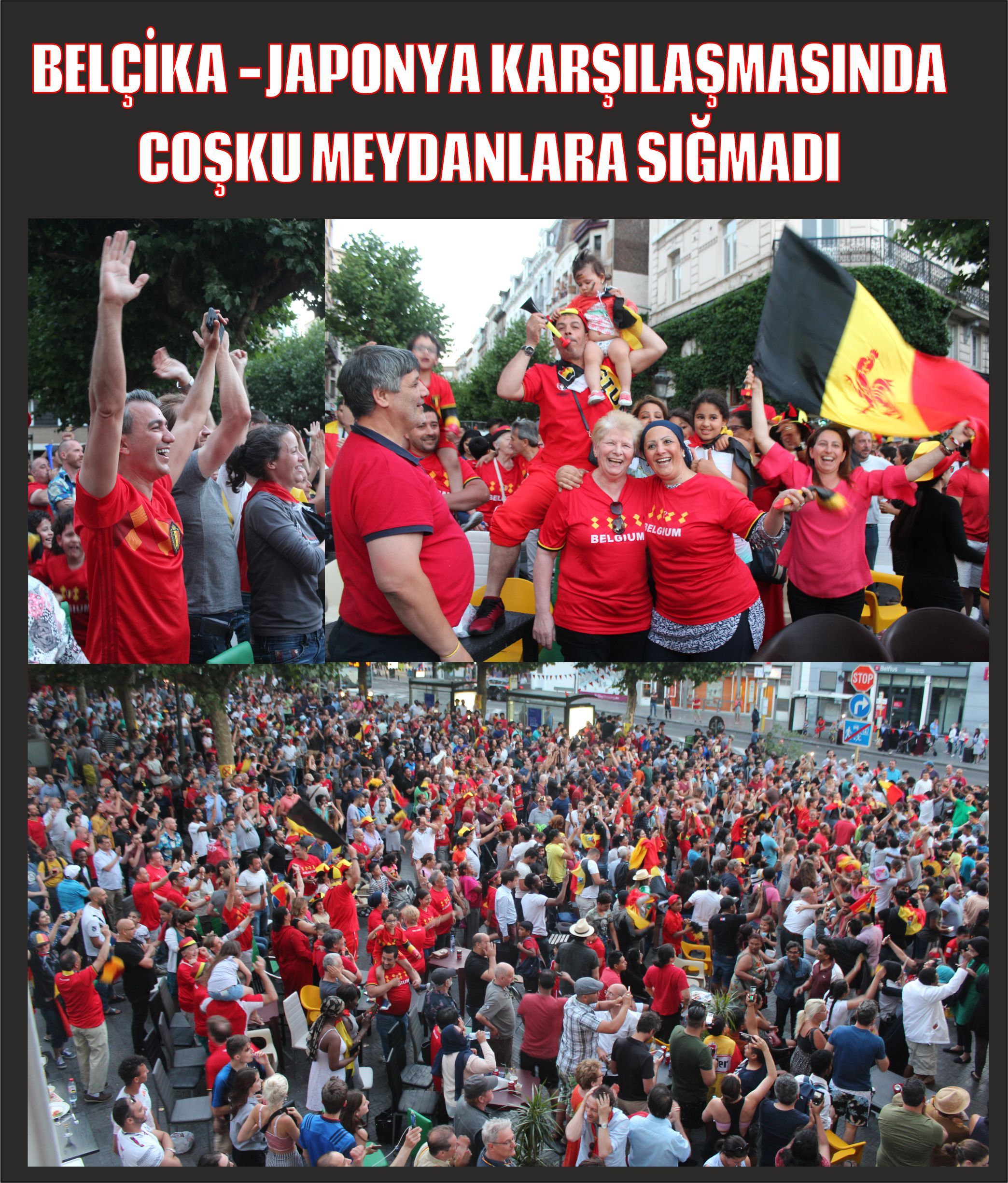 BAŞKAN KIR BELÇİKA'NIN GALİBİYET SEVİNCİNİ BİNLERCE KİŞİYLE BİRLİKTE DEV EKRANDAN İZLEDİ 