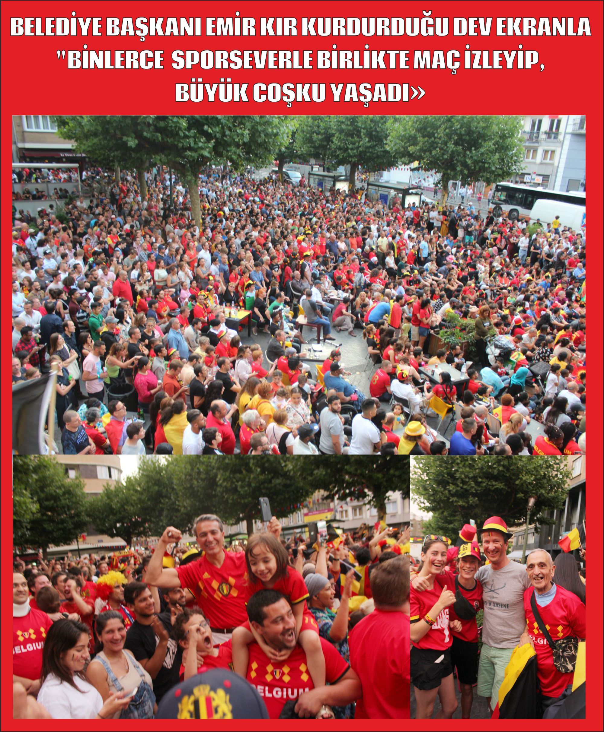 BELEDİYE BAŞKANI EMİR KIR KURDURDUĞU DEV EKRANLA