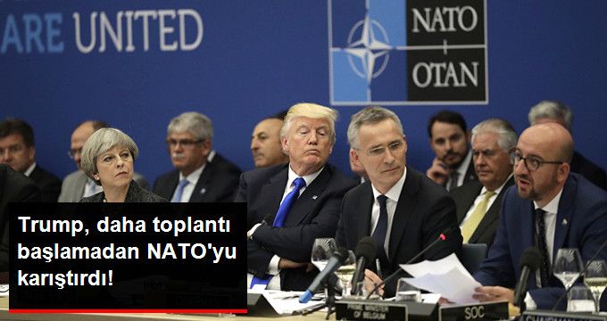 TRUMP NATO'YU KARIŞTIRDI : 
