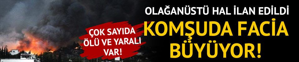 Yunanistan'da yangınlar sürüyor: En az 20 ölü