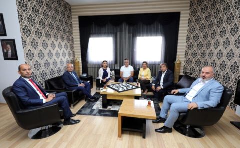 Emirdağ ve Belçika Heyetinden Çoban'a Ziyaret 