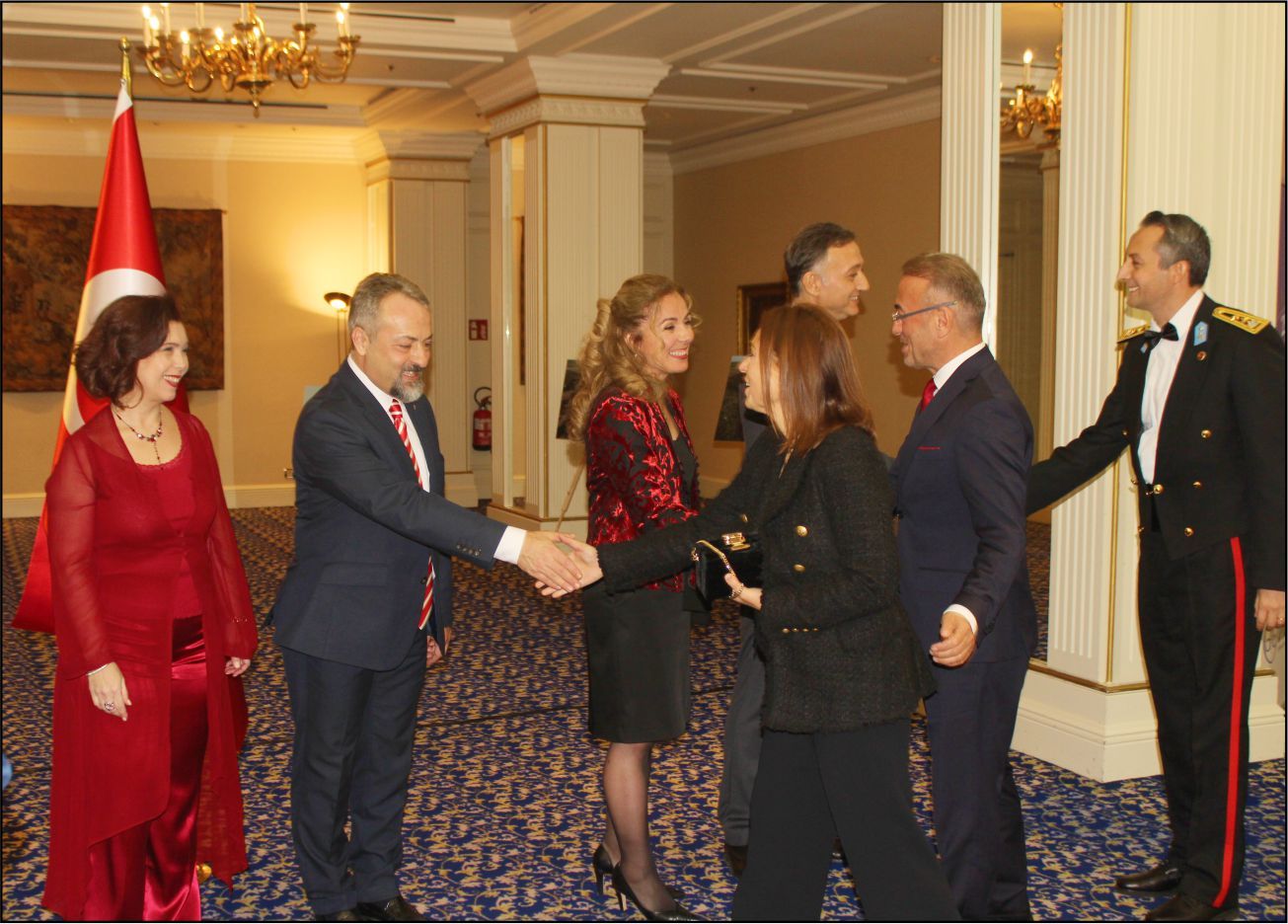 T.C. BRÜKSEL BÜYÜKELÇİLİĞİ CUMHURİYET RESEPSİYONUNA İLGİ BÜYÜKTÜ