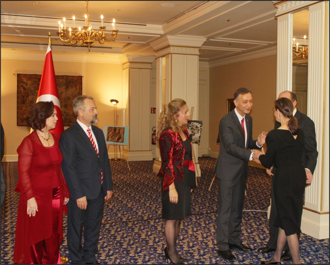 T.C. BRÜKSEL BÜYÜKELÇİLİĞİ CUMHURİYET RESEPSİYONUNA İLGİ BÜYÜKTÜ
