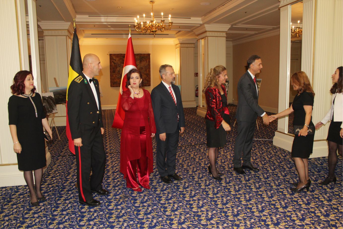 T.C. BRÜKSEL BÜYÜKELÇİLİĞİ CUMHURİYET RESEPSİYONUNA İLGİ BÜYÜKTÜ