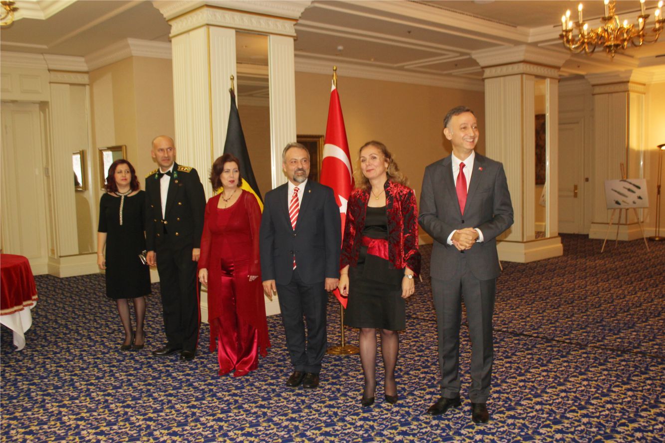 T.C. BRÜKSEL BÜYÜKELÇİLİĞİ CUMHURİYET RESEPSİYONUNA İLGİ BÜYÜKTÜ
