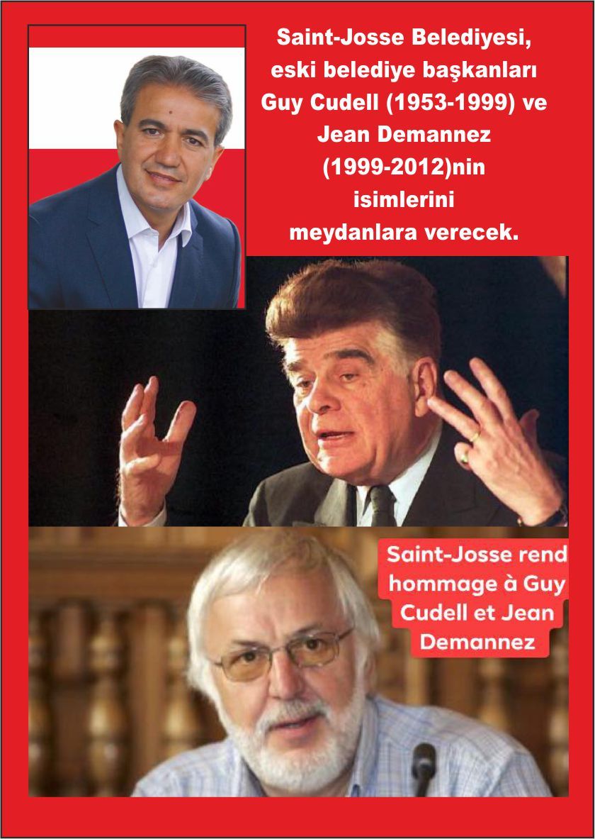 Saint-Josse Belediyesi, eski belediye başkanları Guy Cudell ve Jean Demannez'nin isimlerini meydanlara verecek