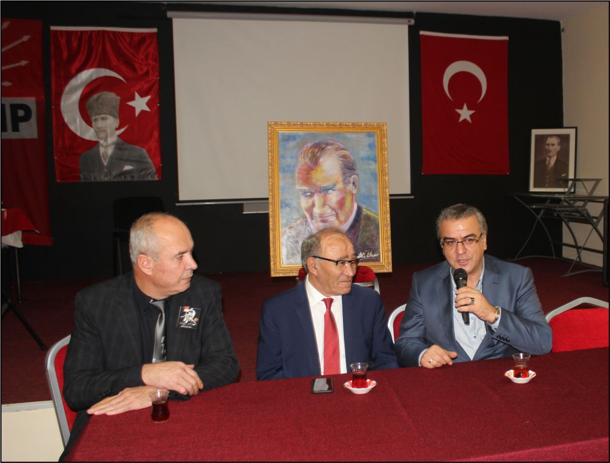 ATATÜRK CHP BELÇİKA BİRLİĞİNDE ANILDI GAZETECİ FİKRET BİLA, SEMPOZYUMA KATILDI
