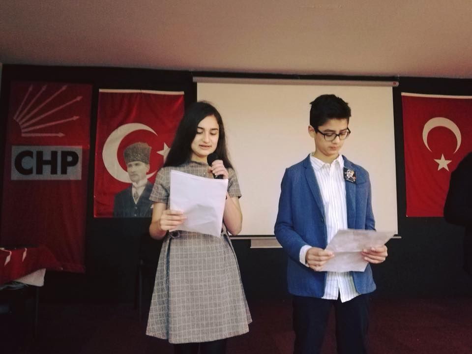 ATATÜRK CHP BELÇİKA BİRLİĞİNDE ANILDI GAZETECİ FİKRET BİLA, SEMPOZYUMA KATILDI