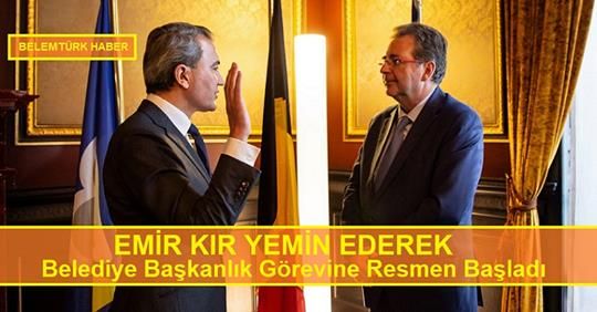 EMİR KIR YEMİN EDEREK BELEDİYE BAŞKANLIK GÖREVİNE RESMEN BAŞLADI