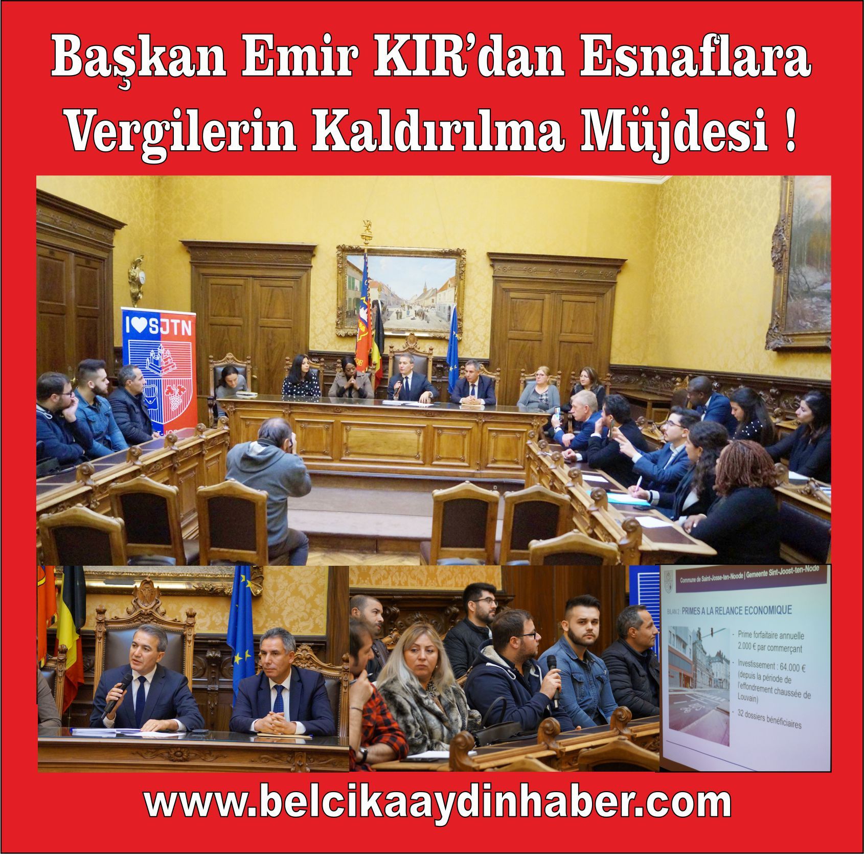 Başkan Emir KIRâ€™dan Esnaflara Vergilerin Kaldırılma  Müjdesi !