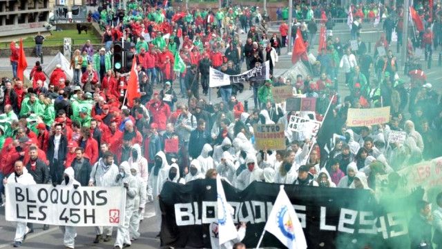 Belçika'da İşçi Sendikaları Grevi 