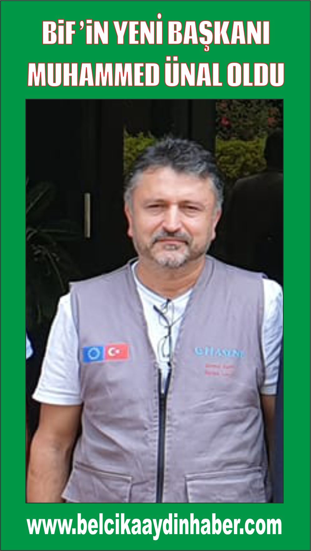 Belçika İslam Federasyonu'nda bayrak değişimi