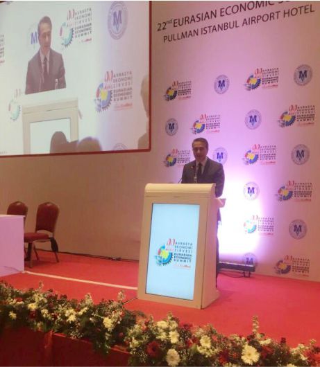 BAŞKAN KIR, '22. AVRASYA ZİRVESİ'NE KATILDI