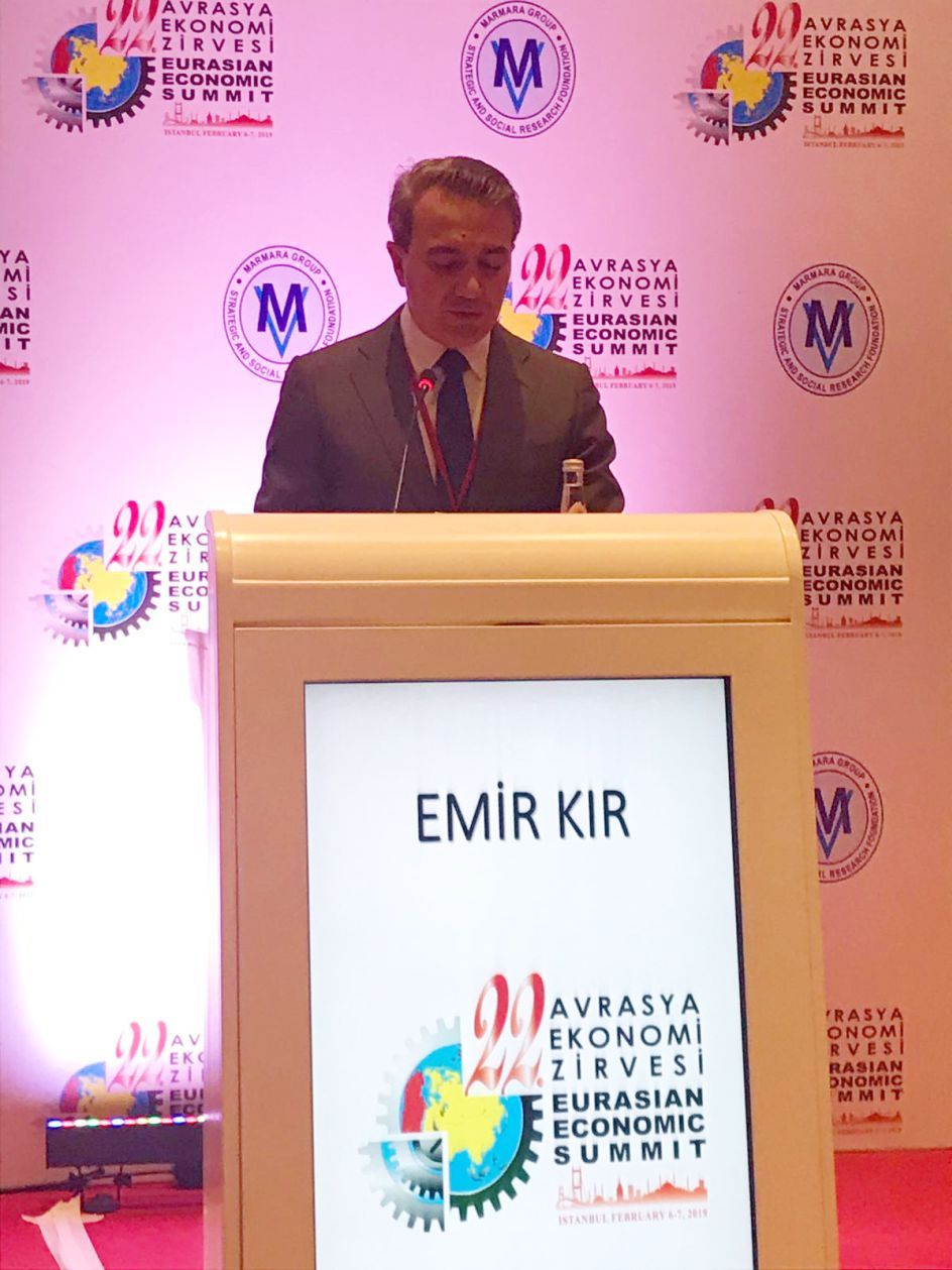 BAŞKAN KIR, '22. AVRASYA ZİRVESİ'NE KATILDI