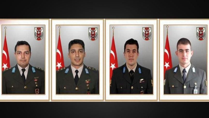 Helikopter kazasında şehit olan askerlerin isimleri belli oldu