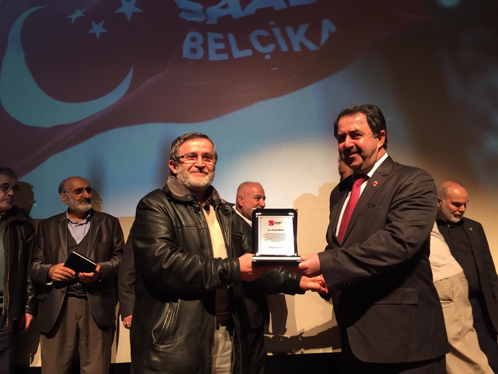 SAADET AVRUPA  BELÇİKA BÖLGESİ ERBAKAN'I ANMA VE ANLAMA PROGRAMINI MUAZZAM BİR KATILIMLA YAPTI