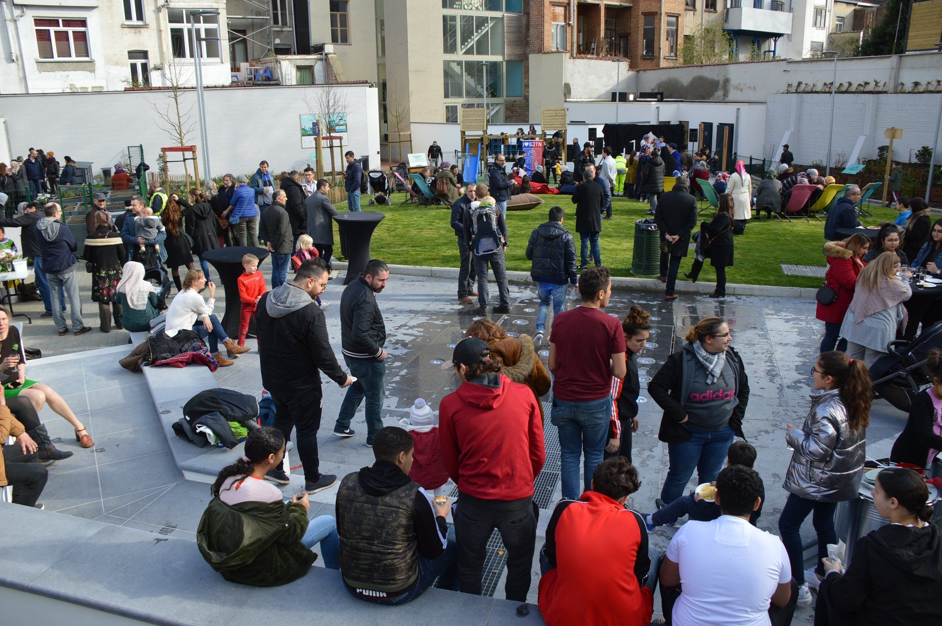 BAŞKAN KIR ‘AİLE BAHÇESİ’NİN AÇILIŞINI BRÜKSEL BAŞBAKANI VERVOORT İLE BİRLİKTE YAPTI
