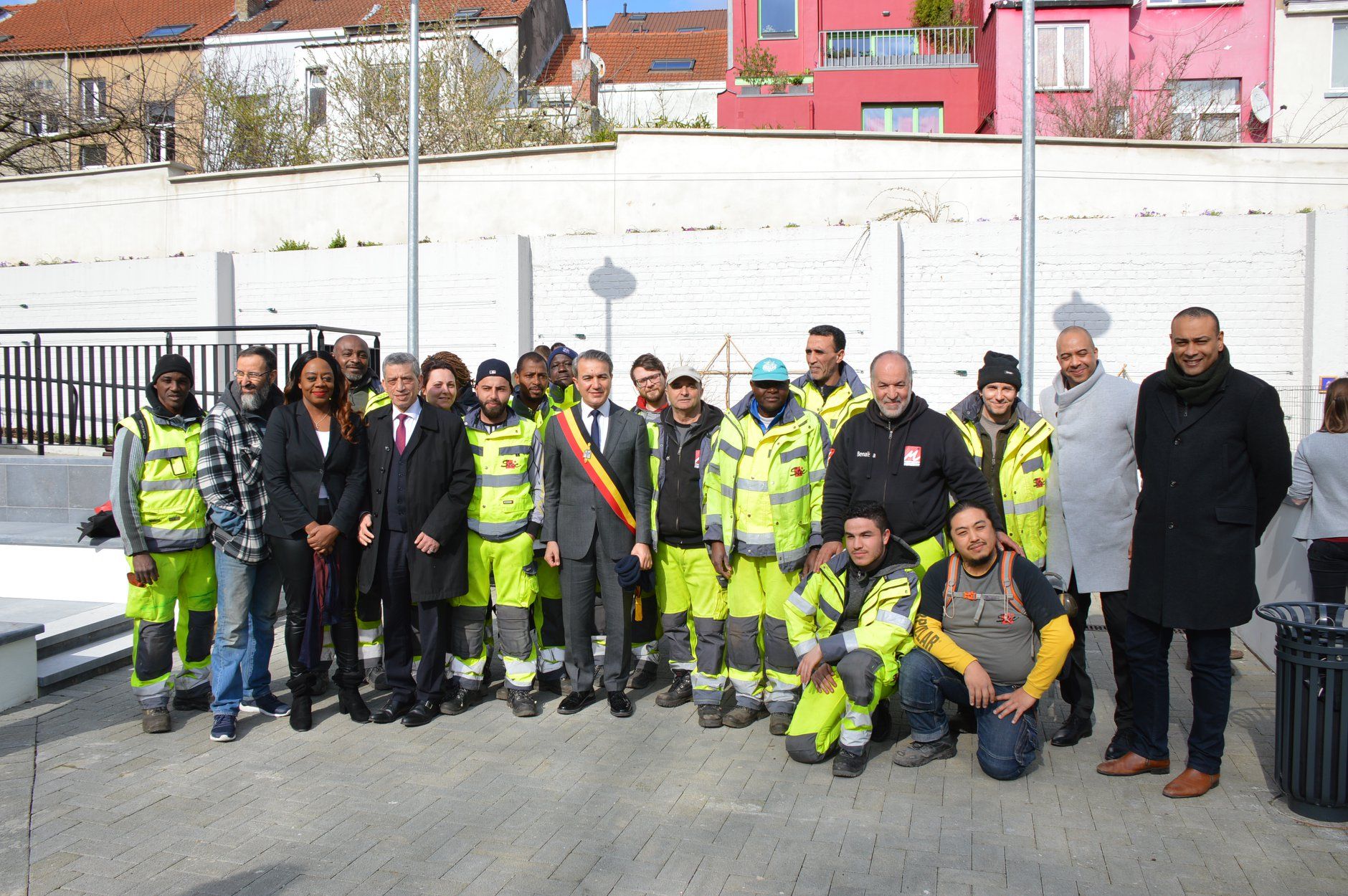 BAŞKAN KIR ‘AİLE BAHÇESİ’NİN AÇILIŞINI BRÜKSEL BAŞBAKANI VERVOORT İLE BİRLİKTE YAPTI