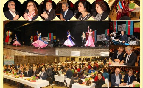 AZERBAYCAN BELÇİKA DOSTLUK CEMİYETİ MUHTEŞEM BİR NEVRUZ KUTLAMASI GERÇEKLEŞTİRDİ