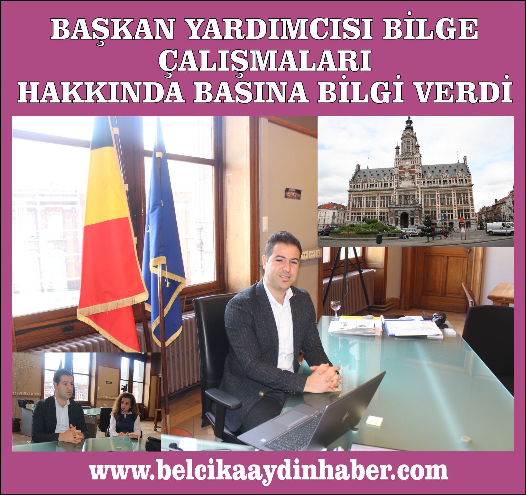 SCHAERBEEK BAŞKAN YARDIMCISI BİLGE ÇALIŞMALARI HAKKINDA BASINA BİLGİ VERDİ