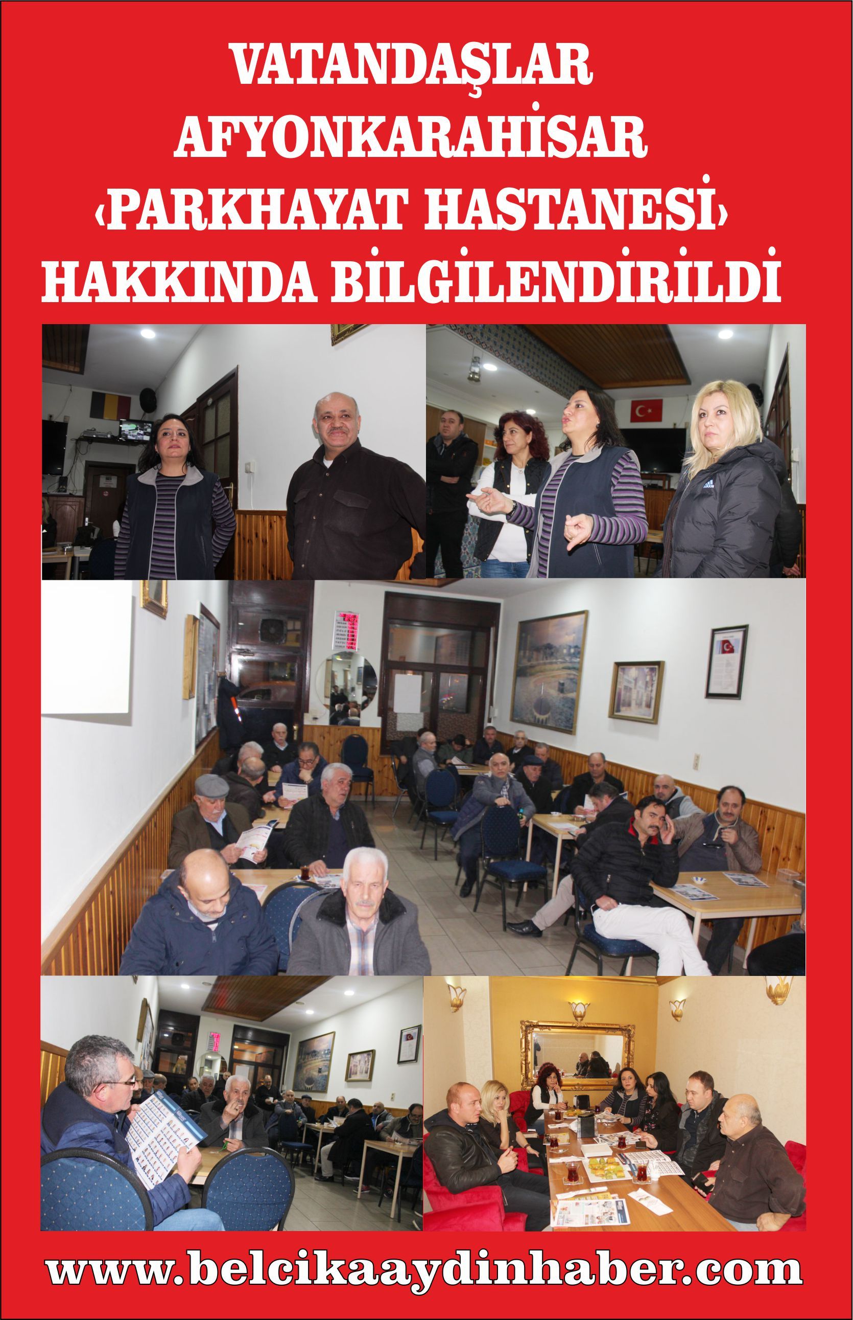 VATANDAŞLAR â€˜AFYONKARAHİSAR PARKHAYAT HASTANESİâ€™ HAKKINDA BİLGİLENDİRİLDİ