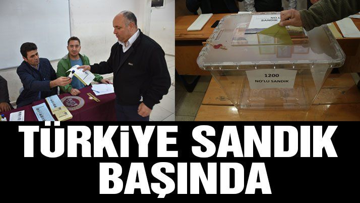 Türkiye sandık başında