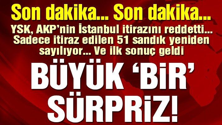 Son dakika: İstanbulâ€™da seçim sonuçlarında son durum: İlk sandık sayıldı, AKPâ€™nin oyu azaldı