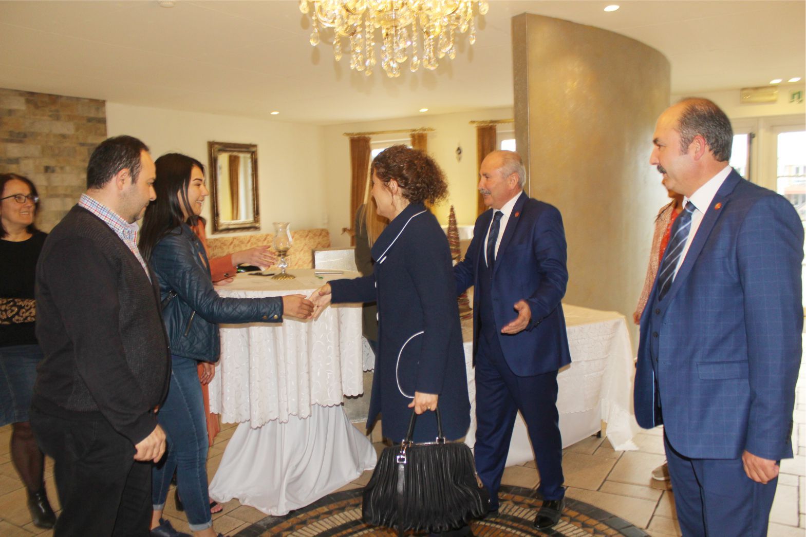 Bakan Lydia Peeters ile istişare toplantısı