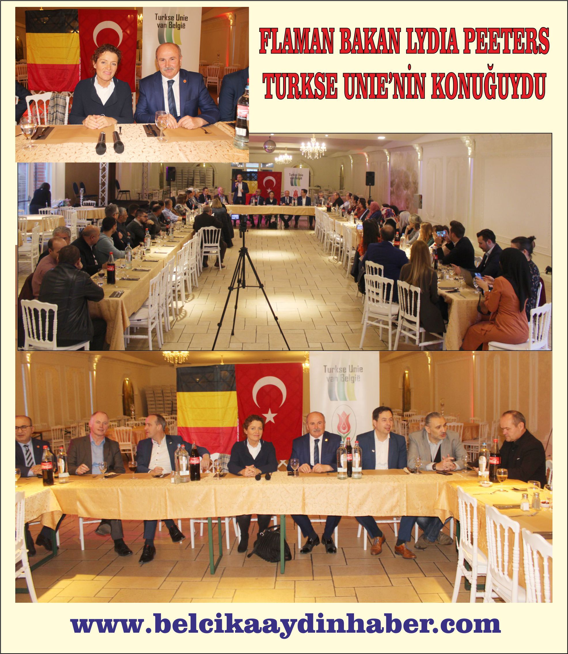 Bakan Lydia Peeters ile istişare toplantısı