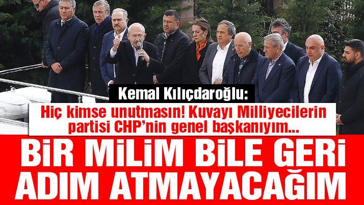 Saldırının ardından Kılıçdaroğluâ€™ndan ilk açıklama! â€˜Bir milim geri adım atmayacağımâ€™