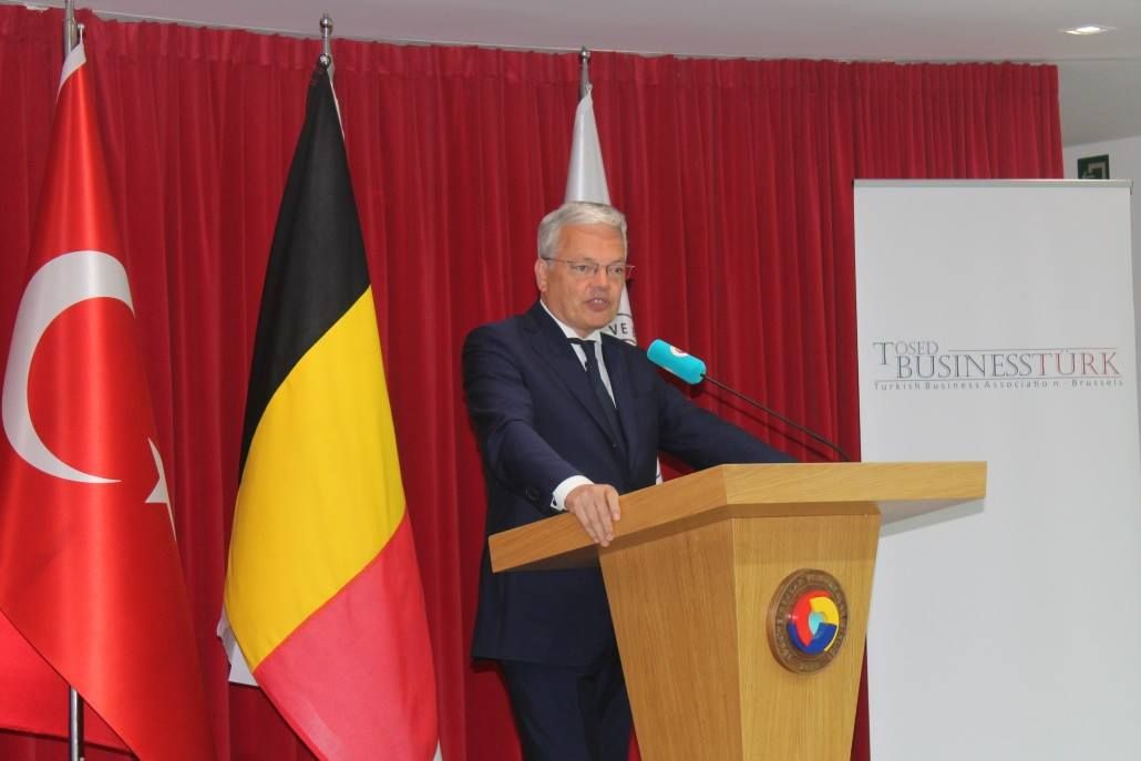 REYNDERS: ´BELÇİKA VE TÜRKİYE OLARAK YAKLAŞIK 10 MİLYAR AVROLUK TİCARET HACMİNE SAHİBİZ´