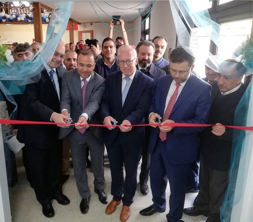 Oudenaarde Ensar Camii ibadete açıldı
