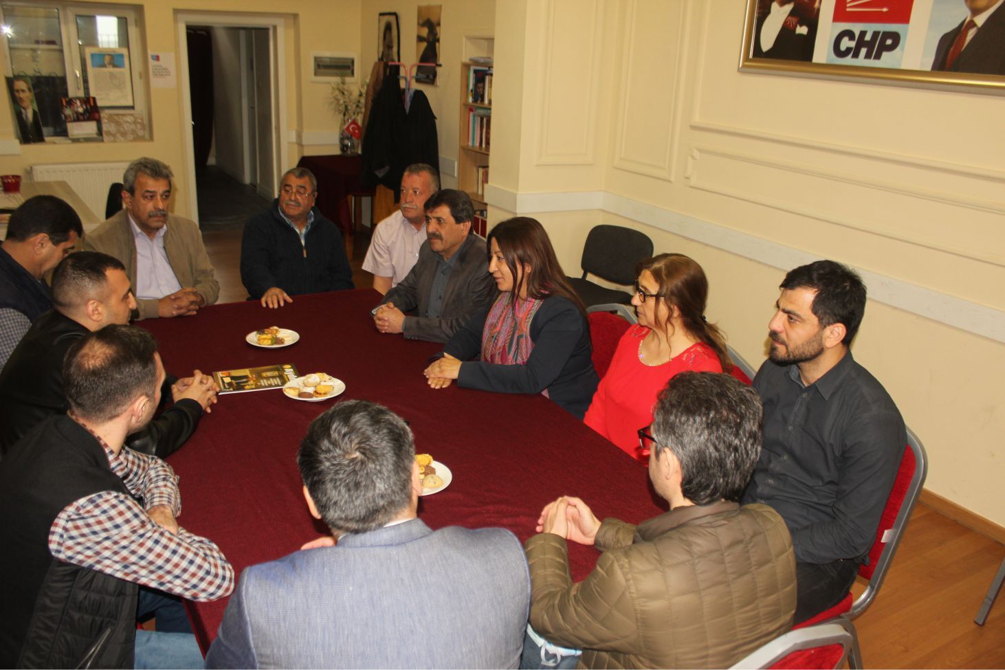 AZERBAYCAN TEŞKİLAT TEMSİLCİLERİNDEN CHP BELÇİKA BİRLİĞİNE ZİYARET