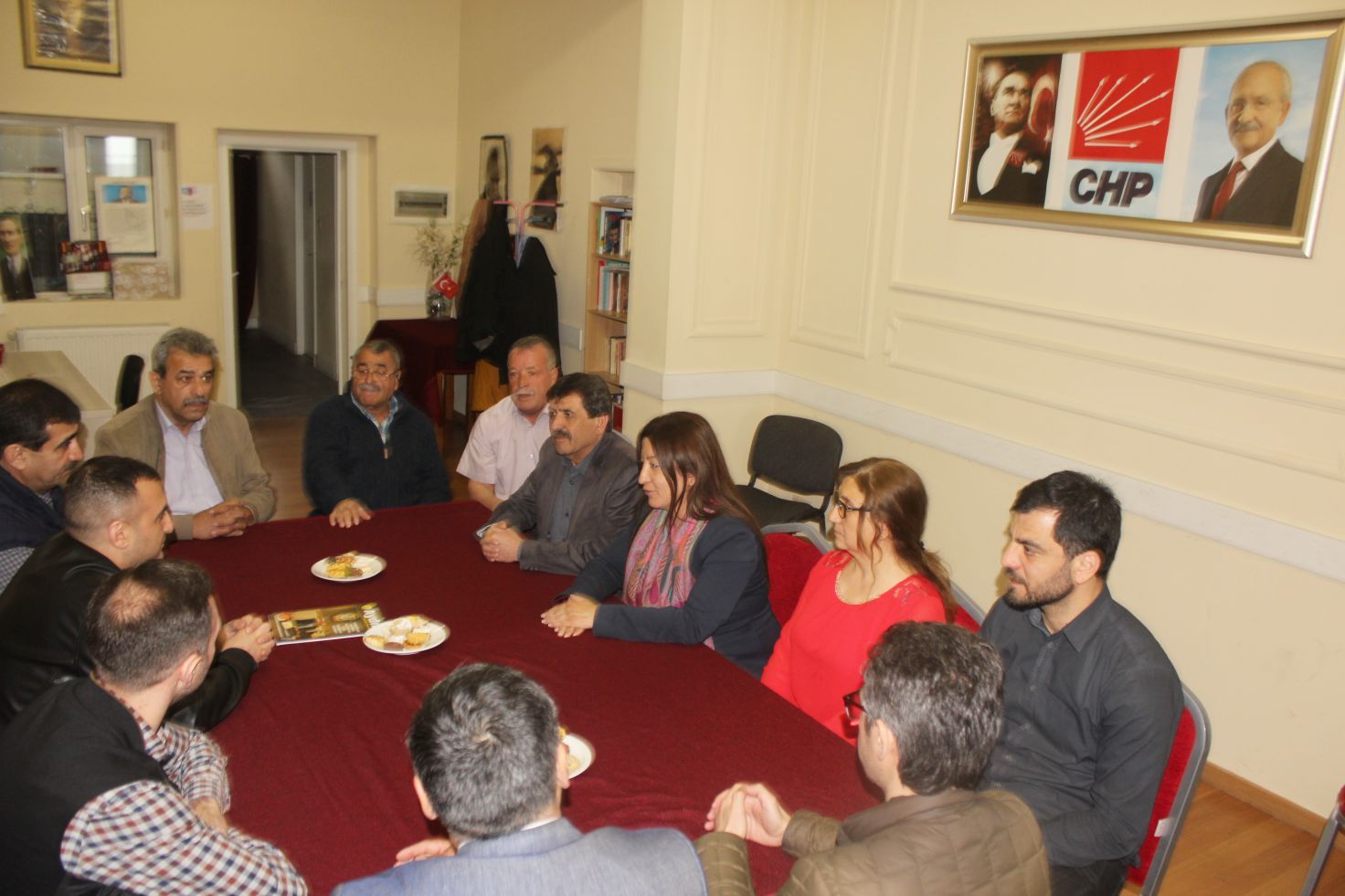 AZERBAYCAN TEŞKİLAT TEMSİLCİLERİNDEN CHP BELÇİKA BİRLİĞİNE ZİYARET