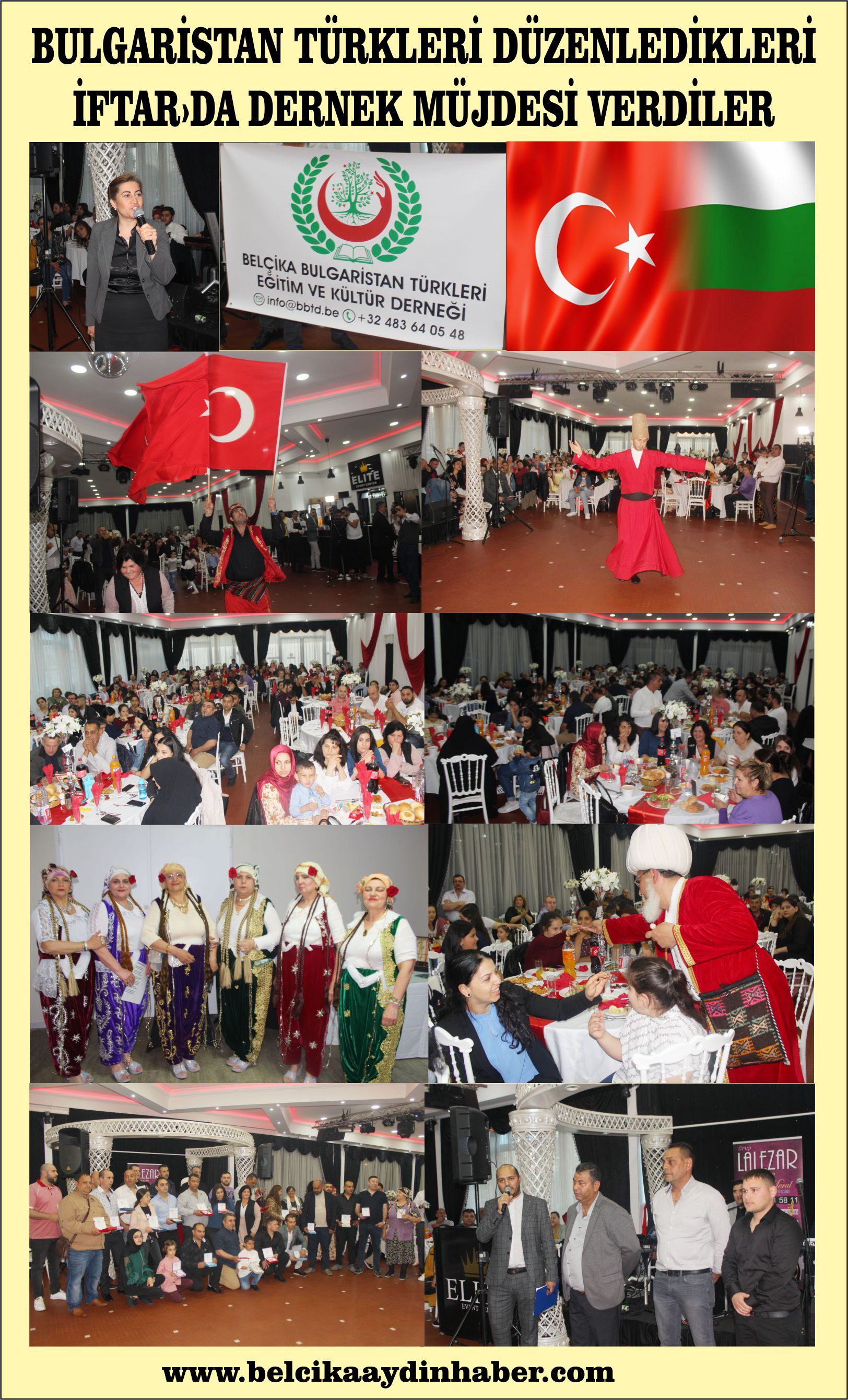 BULGARİSTAN TÜRKLERİ DÜZENLEDİKLERİ İFTARâ€™DA DERNEK MÜJDESİ VERDİLER