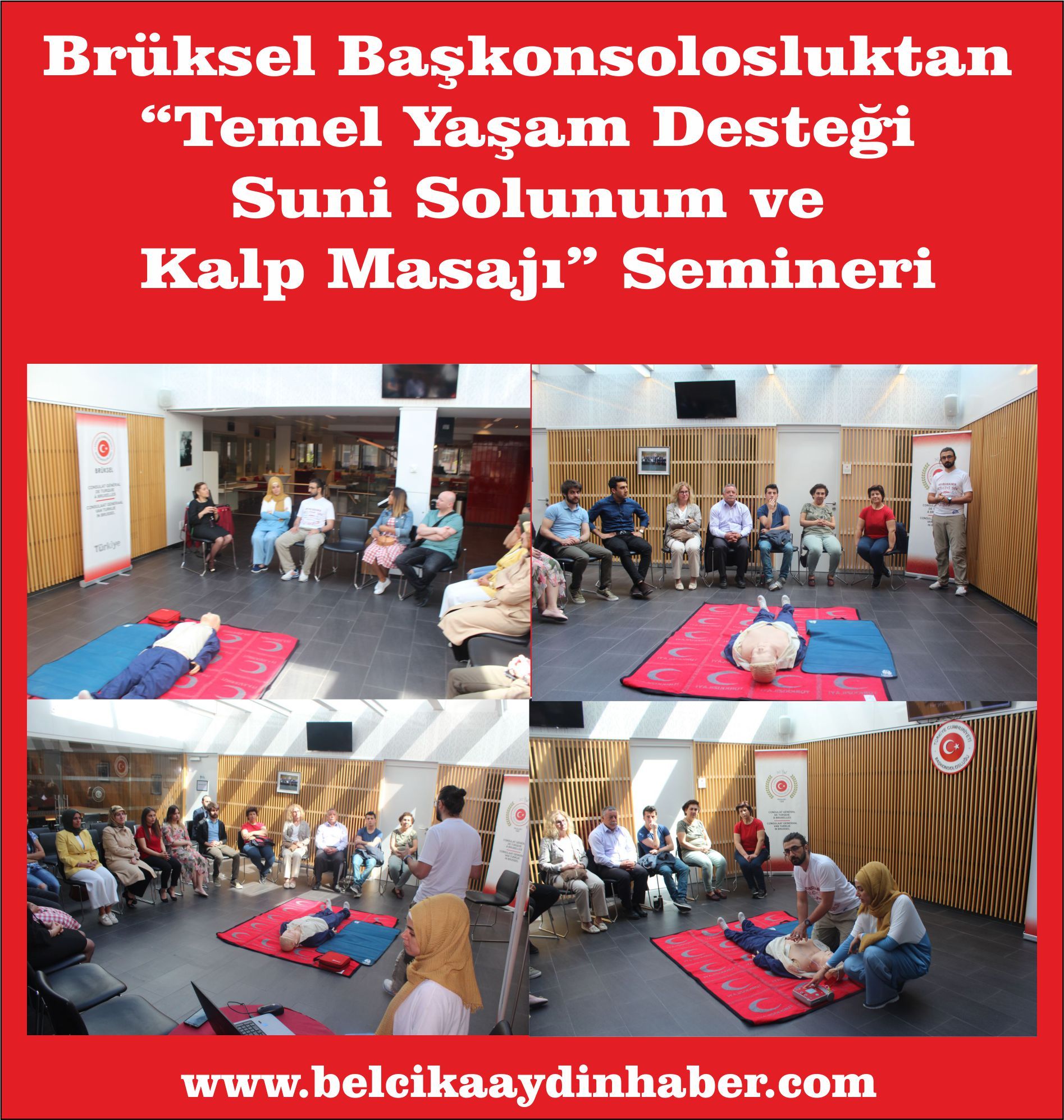Başkonsolosluktan â€œTemel Yaşam Desteği-Suni Solunum ve Kalp Masajıâ€ adlı seminer