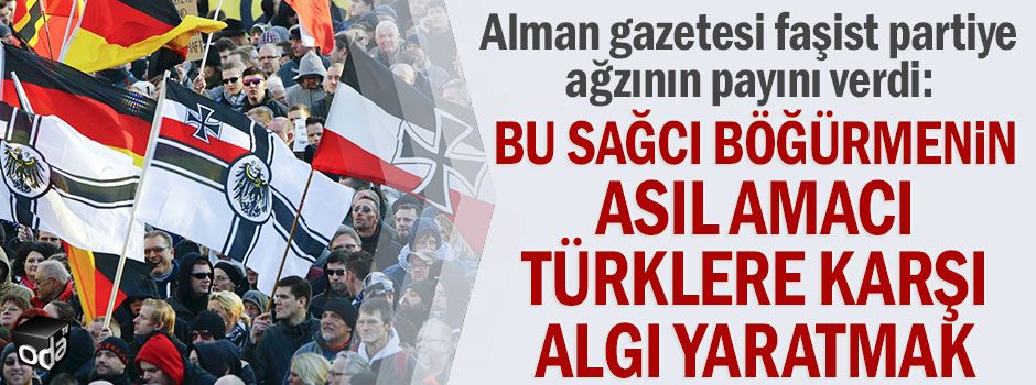 Alman gazetesi faşist partiye ağzının payını verdi: 