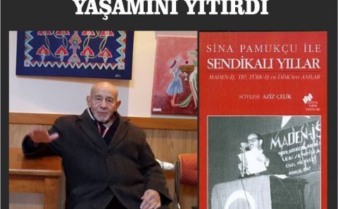 ESKİ SENDİKACI VE EMEK SAVUNUCUSU SİNA PAMUKÇU YAŞAMINI YİTİRDİ