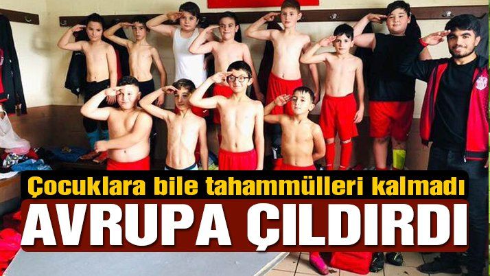 Yok artık! Belçikaâ€™daki Beringen Türkgücüâ€™nün 9 yaşındaki futbolcularına â€˜asker selamıâ€™ soruşturması!