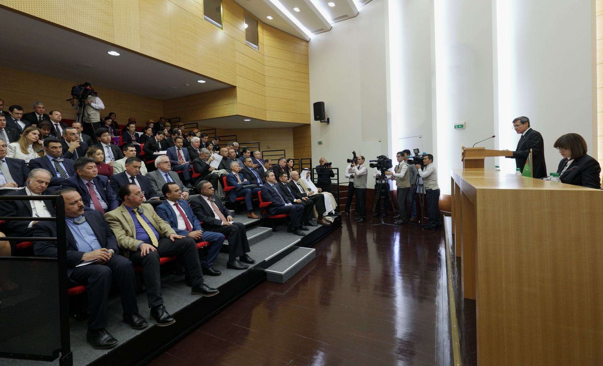 ~~A BRIEFING AT THE MFA OF TURKMENISTAN ON THE OUTCOME OF THE XVIII SUMMIT OF THE HEADS OF STATES AND GOVERNMENTS OF THE NON-ALIGNED MOVEMENT