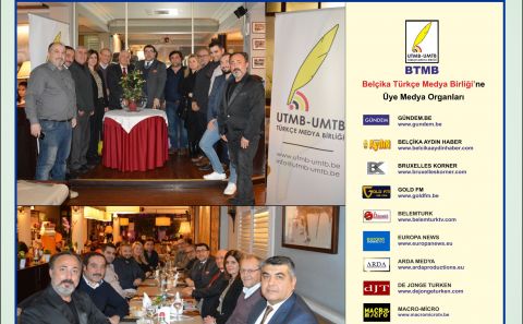 BTMB ANVERS BAŞKONSOLOSU KORKUT TUFAN ONURUNA BİR YEMEK VERDİ