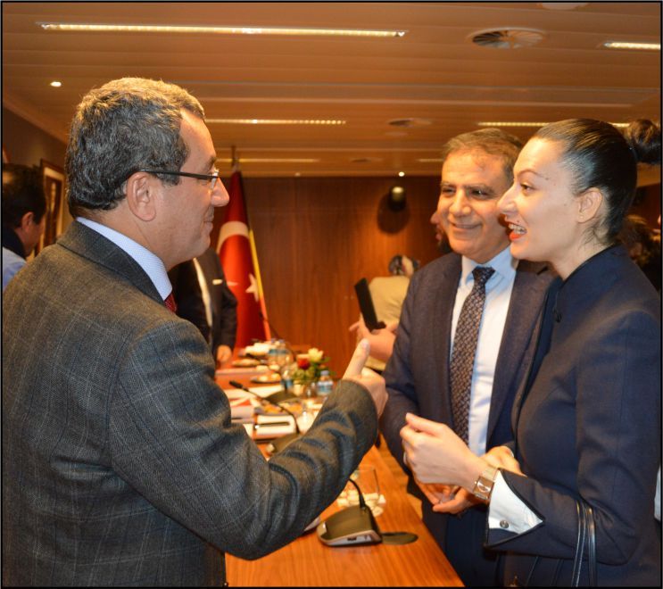 YTB ALT KOMİSYON ÜYELERİ BELÇİKA'DA STK VE BASIN MENSUPLARIYLA BULUŞTU