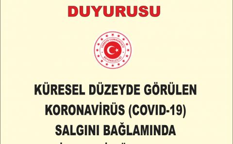 KÜRESEL DÜZEYDE GÖRÜLEN KORONAVİRÜS (COVID-19) SALGINI BAĞLAMINDA BELÇİKAâ€™DAKİ GÜNCEL DURUM  HAKKINDA VATANDAŞLARIMIZA DUYURU