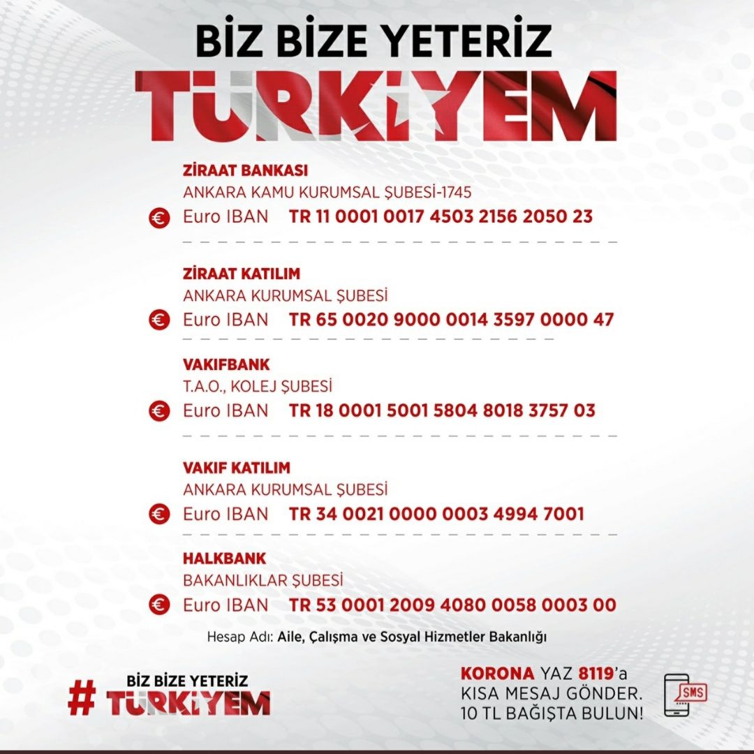 BİZ BİZE YETERİZ TÜRKİYEM, MİLLİ DAYANIŞMA KAMPANYASI