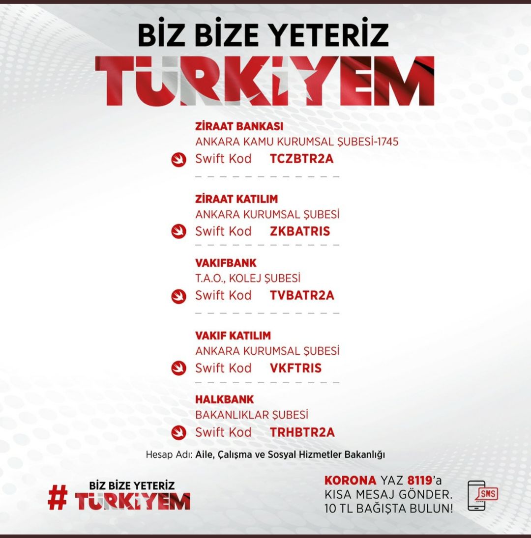 BİZ BİZE YETERİZ TÜRKİYEM, MİLLİ DAYANIŞMA KAMPANYASI